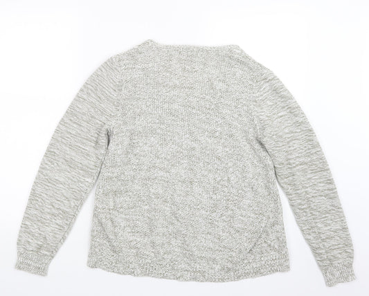 Womens UK Size 16 M&Co Green Pullover Jumper