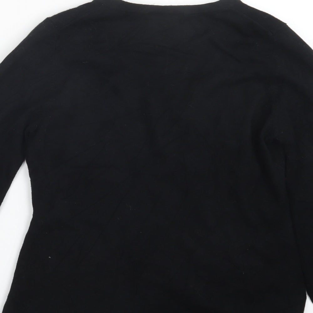Womens UK Size 10 Marks and Spencer Black Pullover Jumper