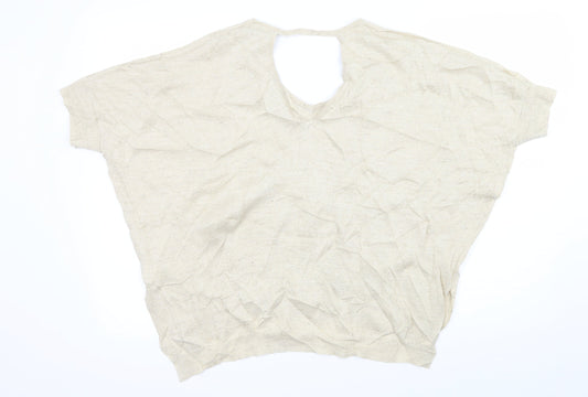 Womens UK Size 12 River Island Ivory Pullover Jumper