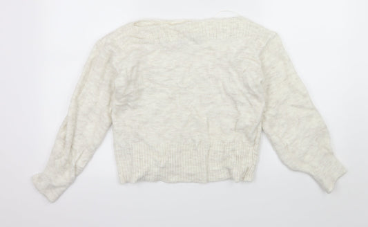 Womens UK Size S Marks and Spencer Ivory Pullover Jumper