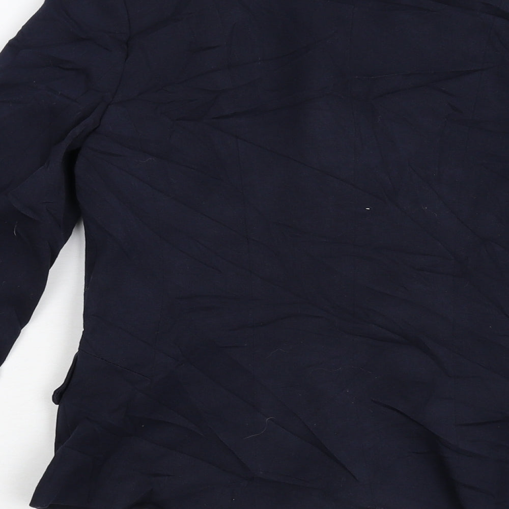 Debenhams Womens Blue Jacket Suit Jacket Size 8