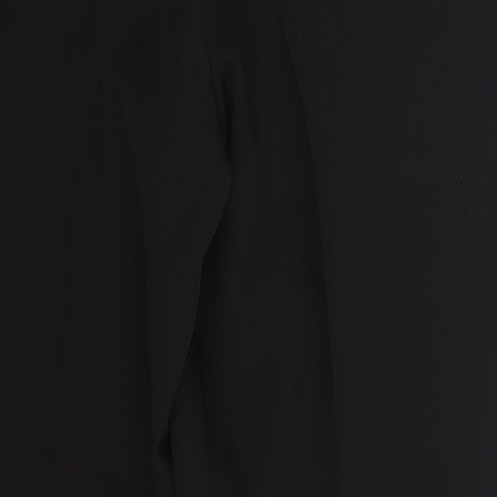 New Look Womens Black Trousers Size 8 L25 in