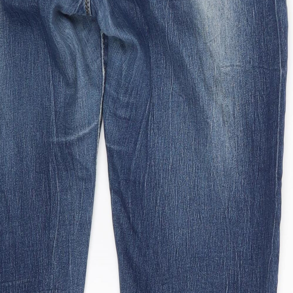 NP Womens Blue Denim Skinny Jeans One Size L30 in