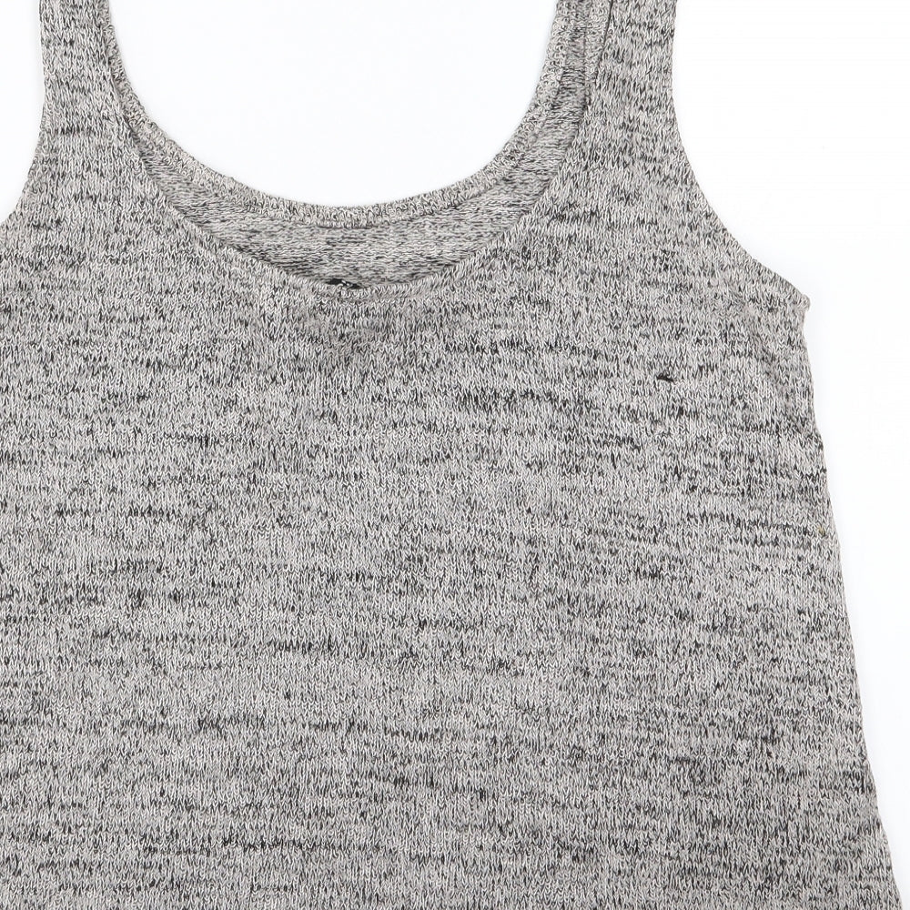 Womens UK Size M Divided Grey Basic Tank