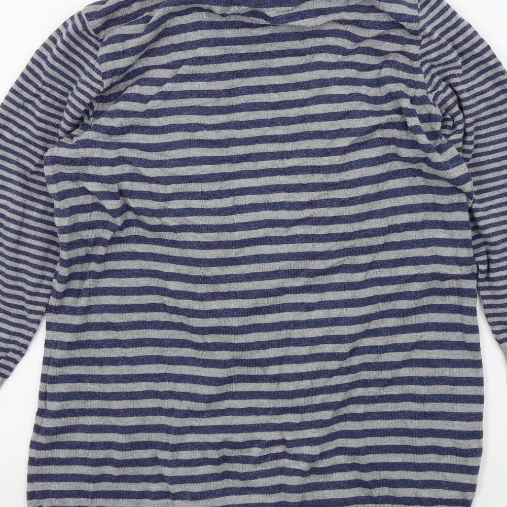 Womens UK Size 12 M&S Blue Cardigan Jumper