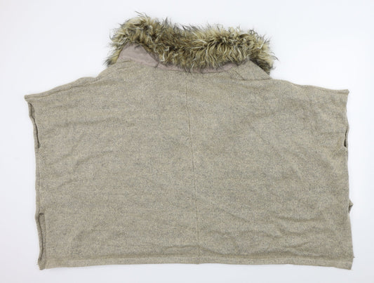 Primark Womens Brown Jacket Poncho One Size