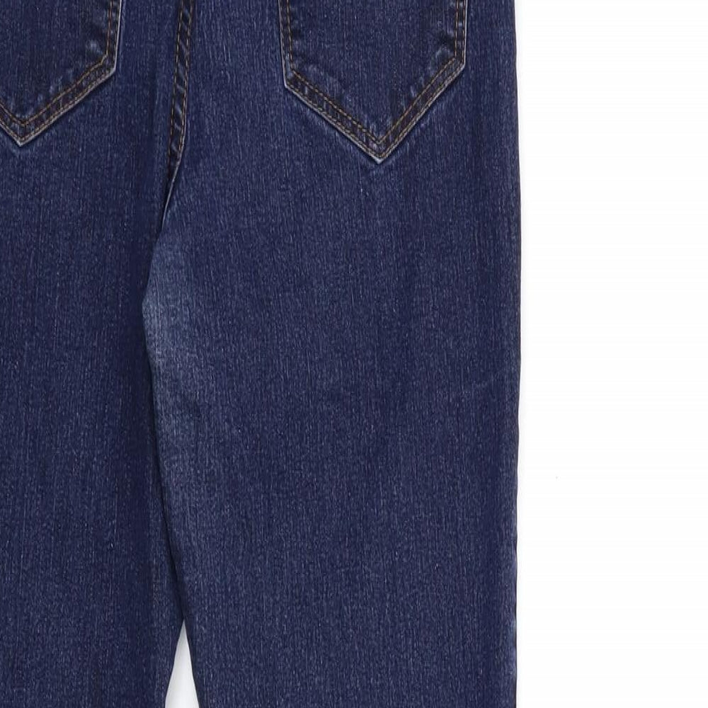 New Look Womens Blue Denim Skinny Jeans Size 10 L28 in