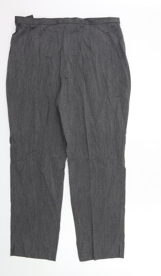Womens UK Size 18 Marks and Spencer Regular Fit Grey Trousers