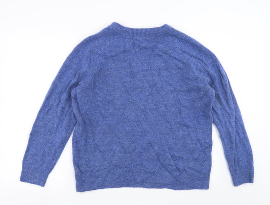 Womens UK Size M H&M Blue Pullover Jumper