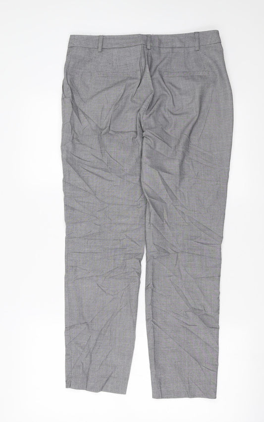 Womens UK Size 10 Papaya Regular Fit Grey Trousers