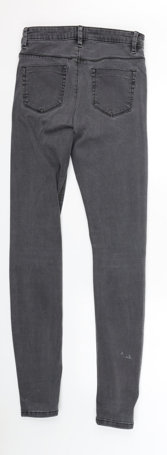 ASOS Womens Grey Denim Skinny Jeans Size 26 L29 in