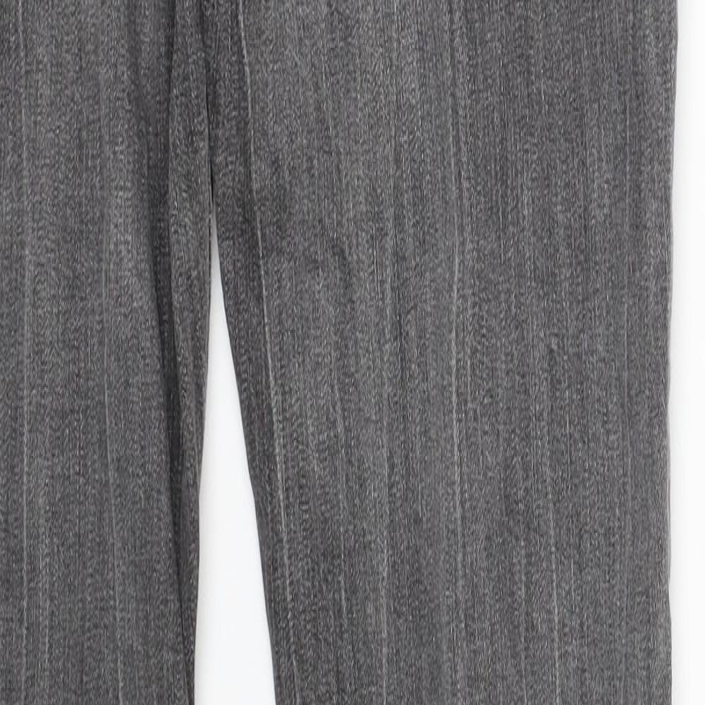 New Look Womens Grey Denim Straight Jeans Size 12 L29 in