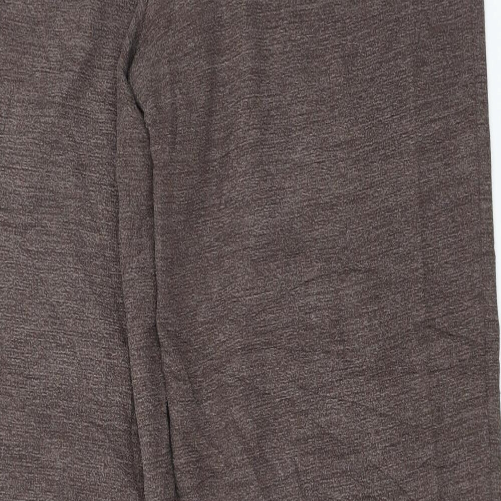 Womens UK Size 14 Marks and Spencer Regular Fit Brown Trousers