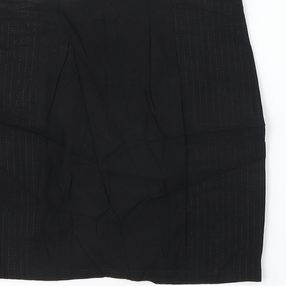 H&M Womens Black A-Line Skirt Size 6