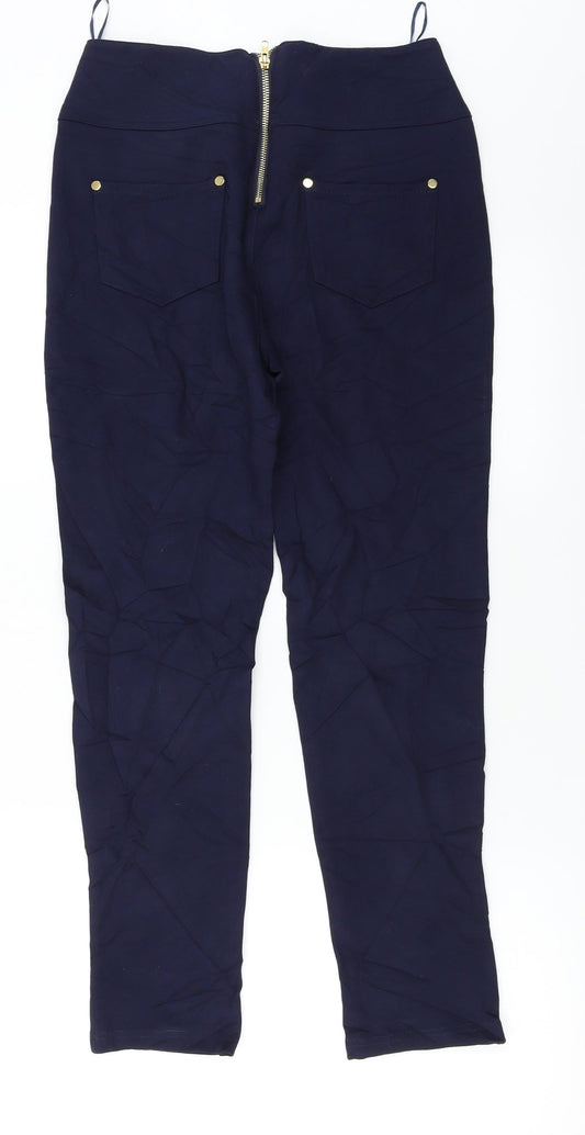 Apricot Womens Blue Trousers Size 10 L25 in