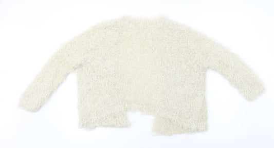 Womens UK Size 16 Marks and Spencer Beige Cardigan Jumper
