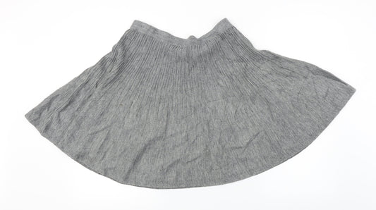 H&M Womens Grey   A-Line Skirt Size S