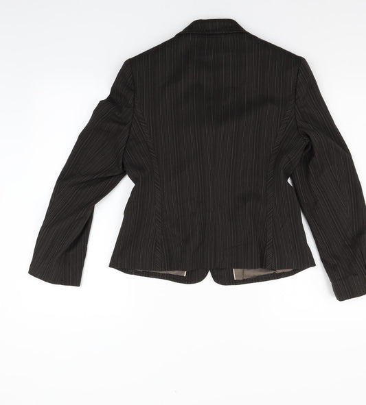 NEXT Womens Brown Jacket Suit Size 10