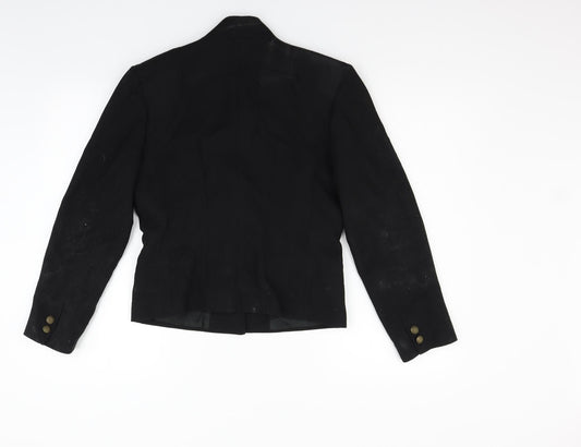 BHS Womens Black Jacket Blazer Size 10