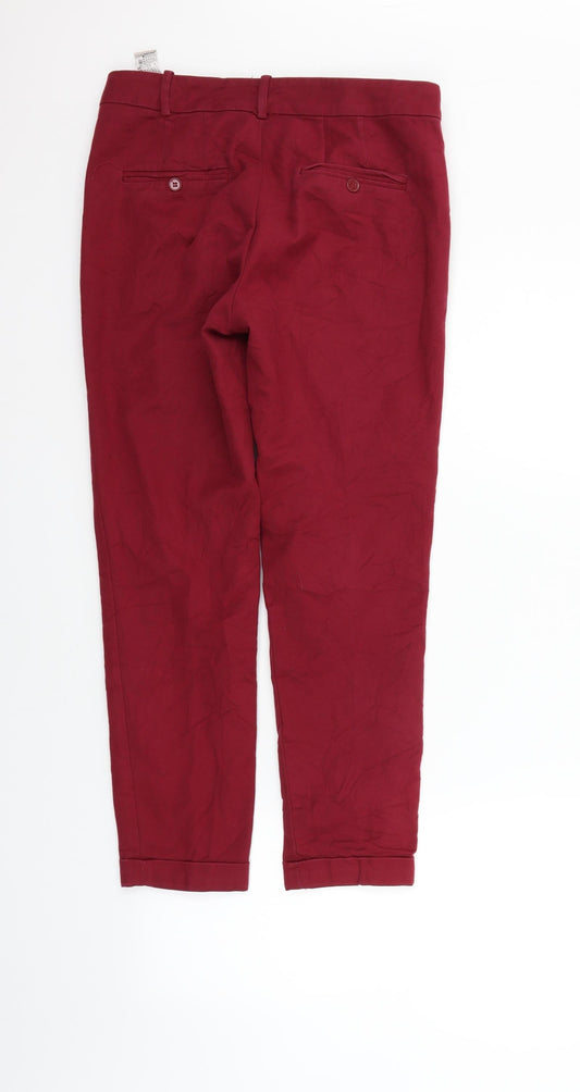 Zara Womens Purple Skinny Jeans L26 in