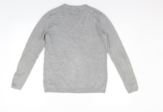 Womens UK Size M Zara Grey Pullover Jumper
