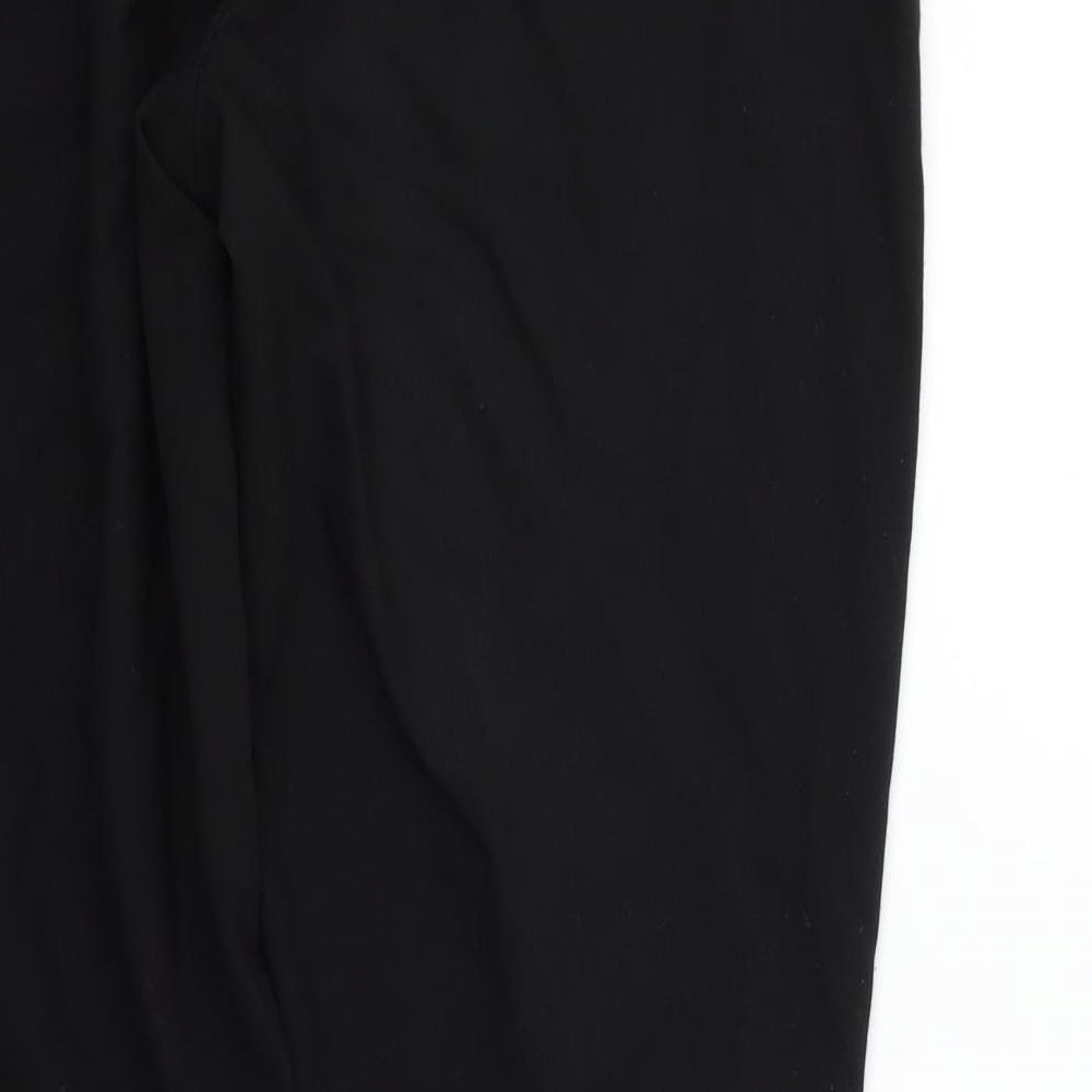 Womens UK Size 12 Principles Regular Fit Sweatpants Black Trousers