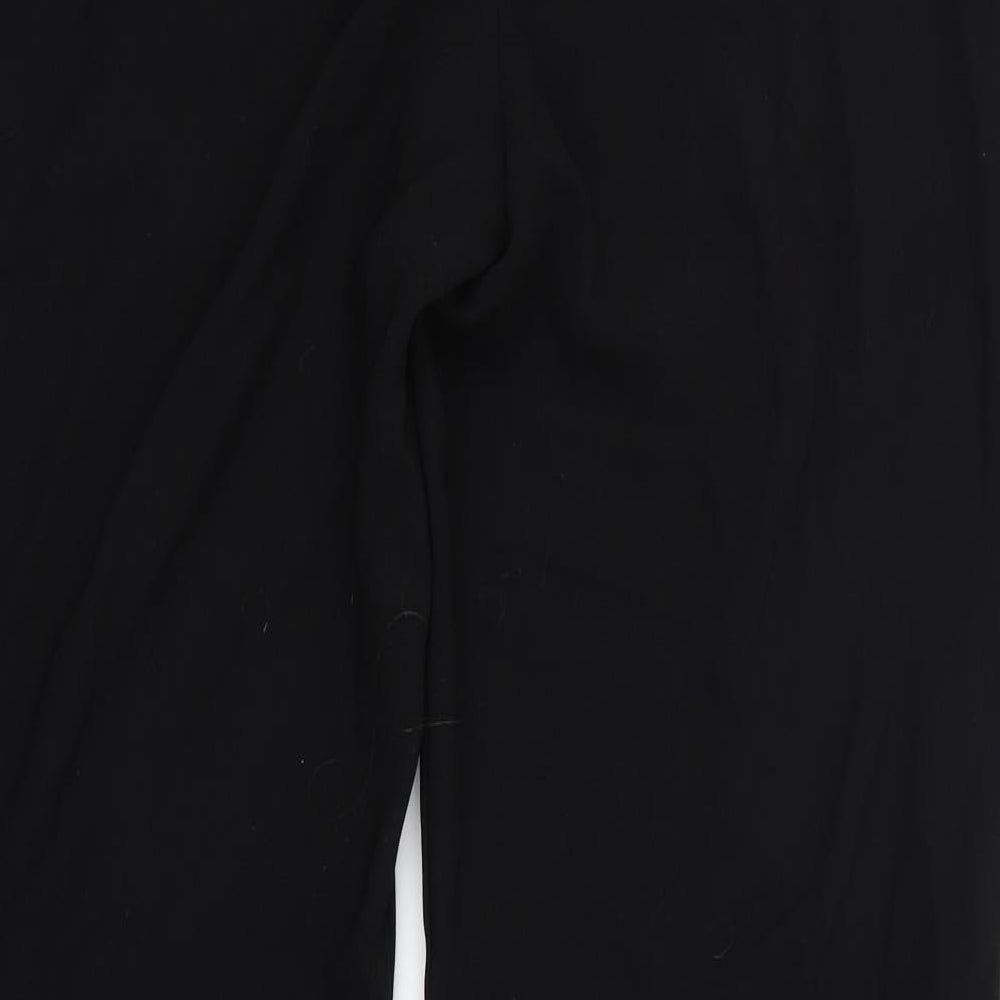 Womens UK Size 14 Principles Regular Fit Black Trousers