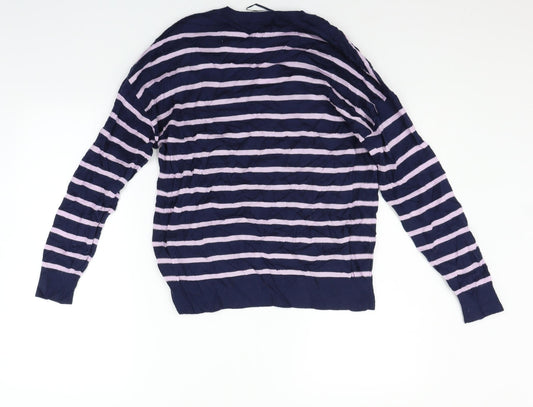 Womens UK Size S Marks and Spencer Blue Pullover Jumper