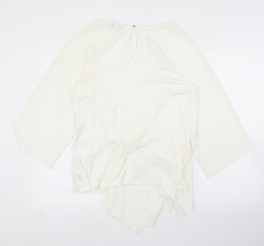 NEXT Womens Ivory Basic Blouse Size 12