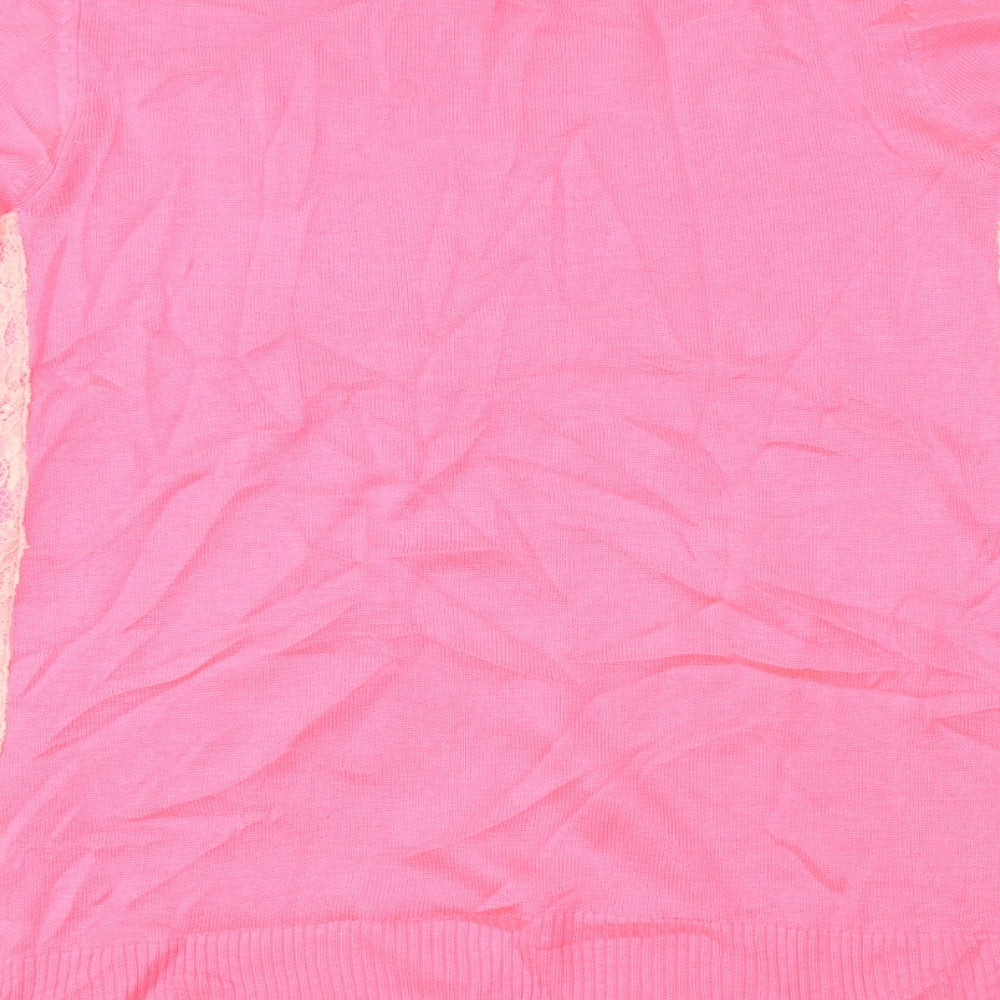 Joanna Hope Womens Pink Pullover Jumper Size 12
