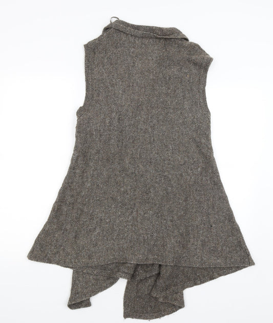 Womens UK Size L Atmosphere Brown Wrap Jumper