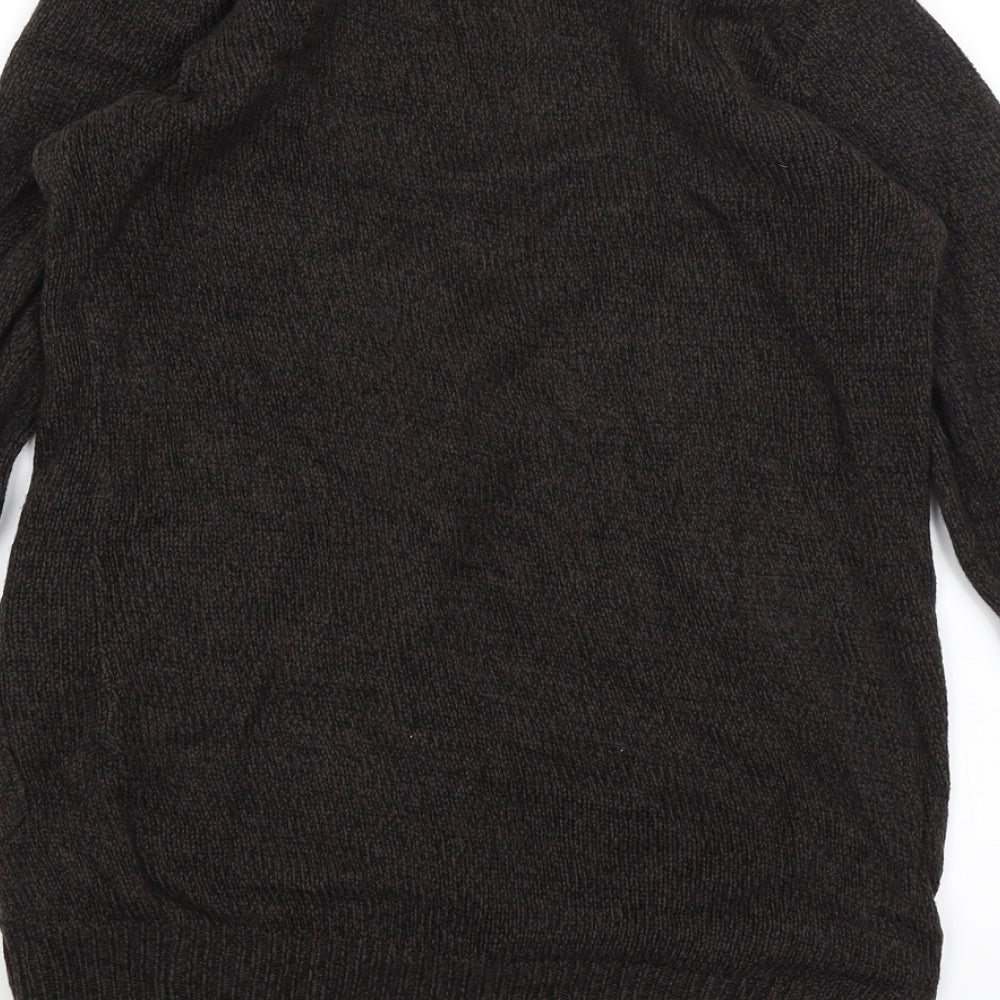 Womens UK Size 8 Divided Brown Cardigan Jumper