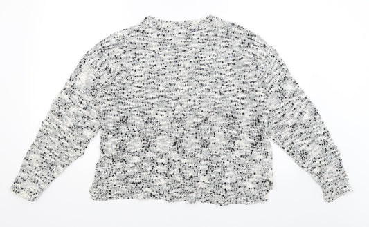Womens UK Size 14 New Look White Pullover Jumper