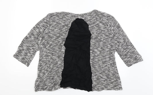 Womens UK Size 16 M&S Grey Pullover Jumper