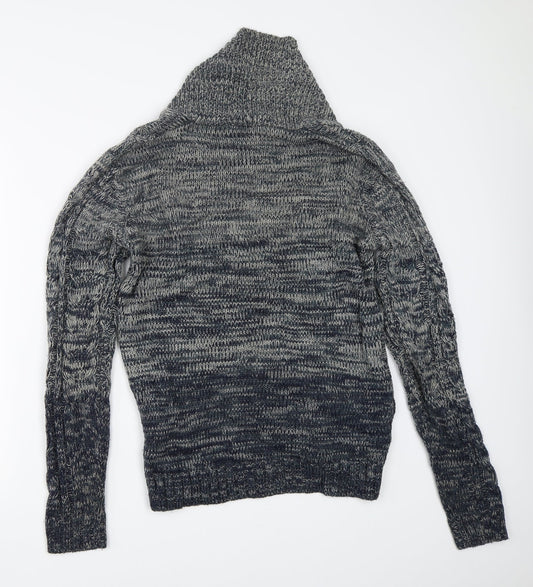 Cedar Wood State Mens Blue Pullover Jumper Size S