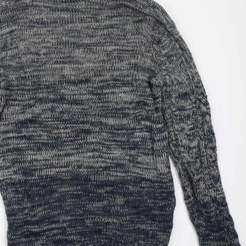 Cedar Wood State Mens Blue Pullover Jumper Size S