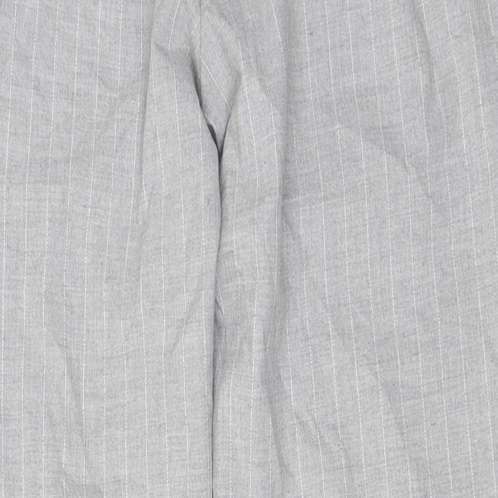 Bershka Womens Grey Trousers Size 40 L27 in