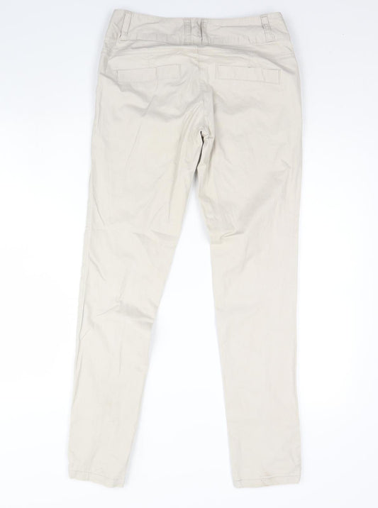 Red Herring Womens Beige Trousers Size 8 L30 in