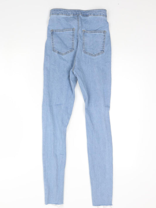 pretty little Thing Womens Blue  Denim Skinny Jeans Size 6 L28 in