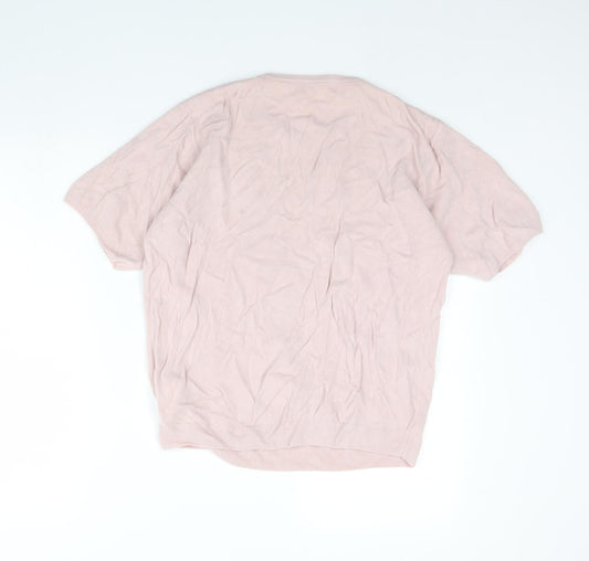 Womens UK Size 18 Preworn Pink Pullover Jumper