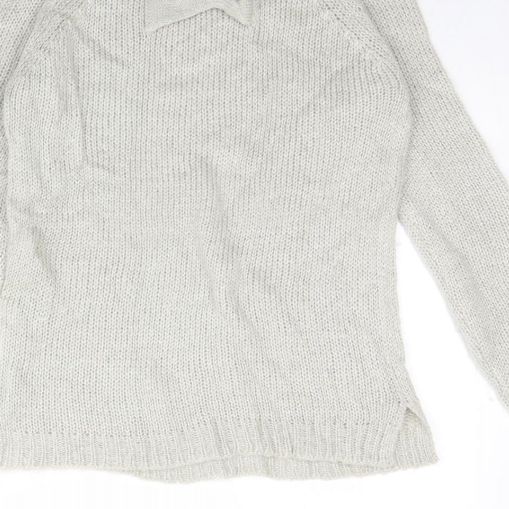 Womens UK Size M RESERVED Ivory Pullover Jumper