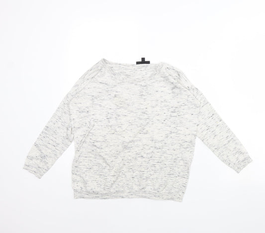 Womens UK Size 6 Warehouse Grey Pullover Jumper