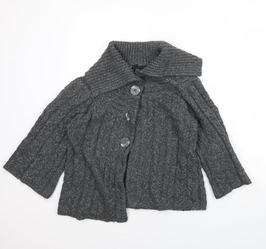 Womens UK Size 14 m&s Grey Jacket