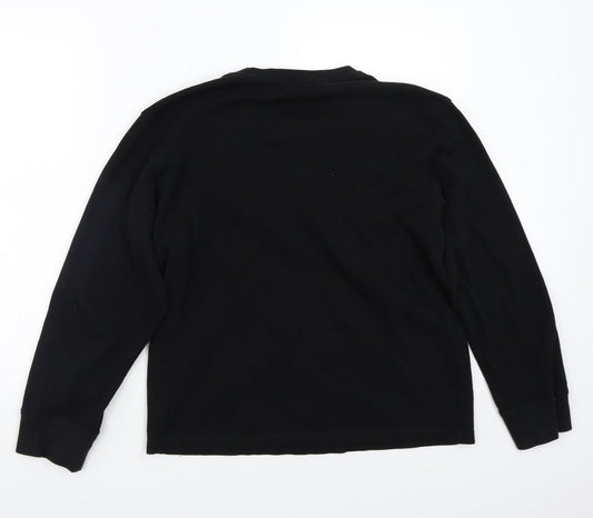 George Mens Black Pullover Jumper Size S