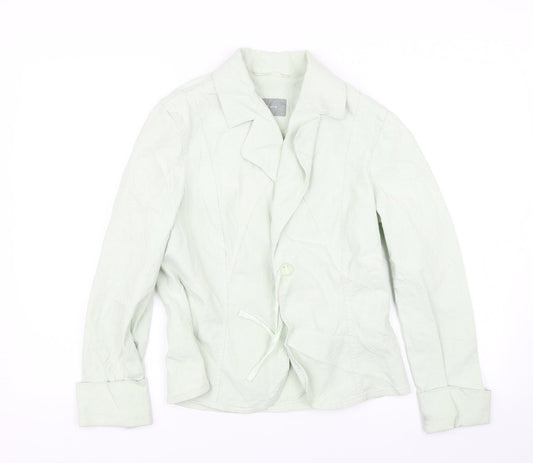 Womens UK Size 14 Per Una Green Jacket