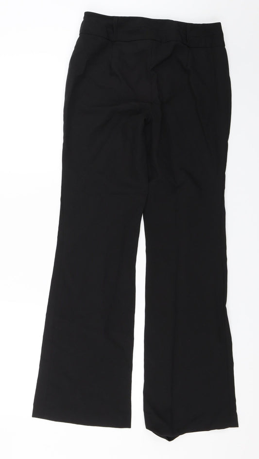 New Look Womens Black Dress Pants Trousers Size 6 L28 in