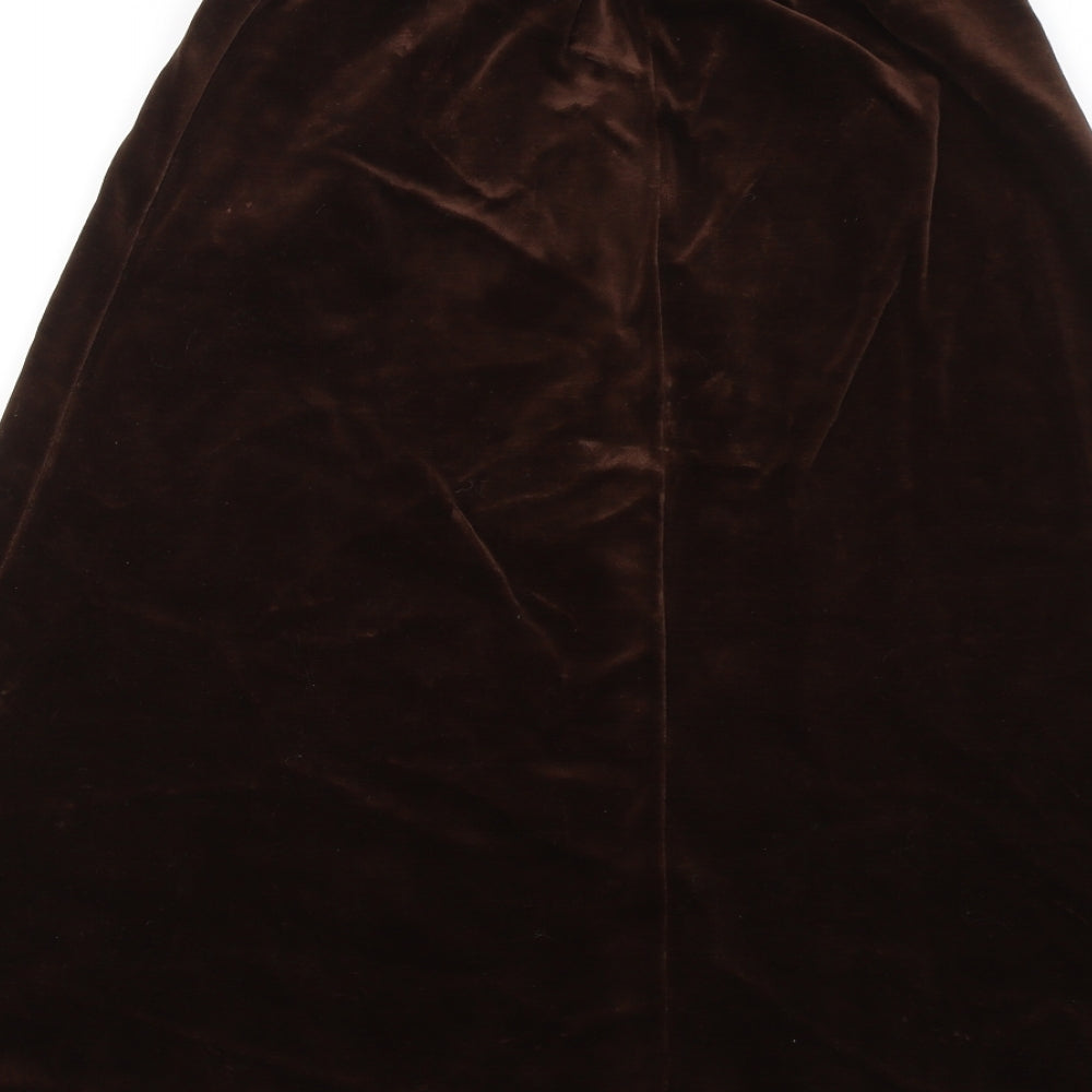 Butte Knit Womens Brown Swing Skirt Size 14