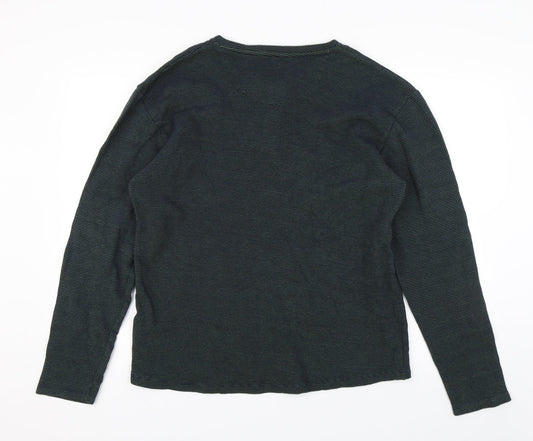 Womens UK Size XL Peacocks Green Pullover Jumper