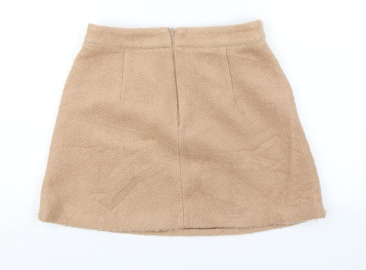 ASOS Womens Beige   Mini Skirt Size 10