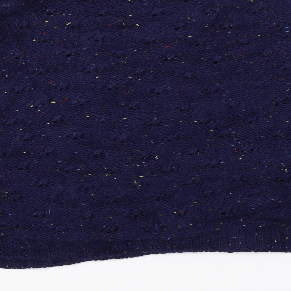 Womens UK Size L M&Co Blue Pullover Jumper